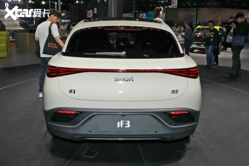 smart精灵#3上海车展实拍，外观造型圆润，轴距超2.7米，年底上市