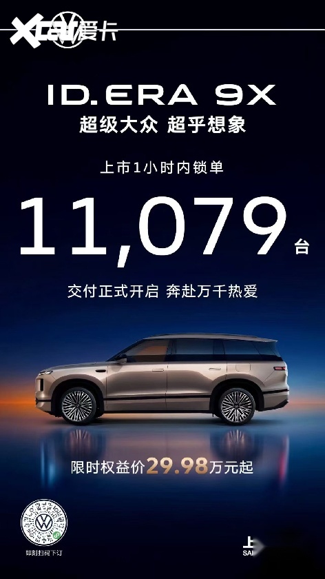 ID. ERA 9X与奥迪E7X双旗舰领衔 上汽大众加速布局高端新能源