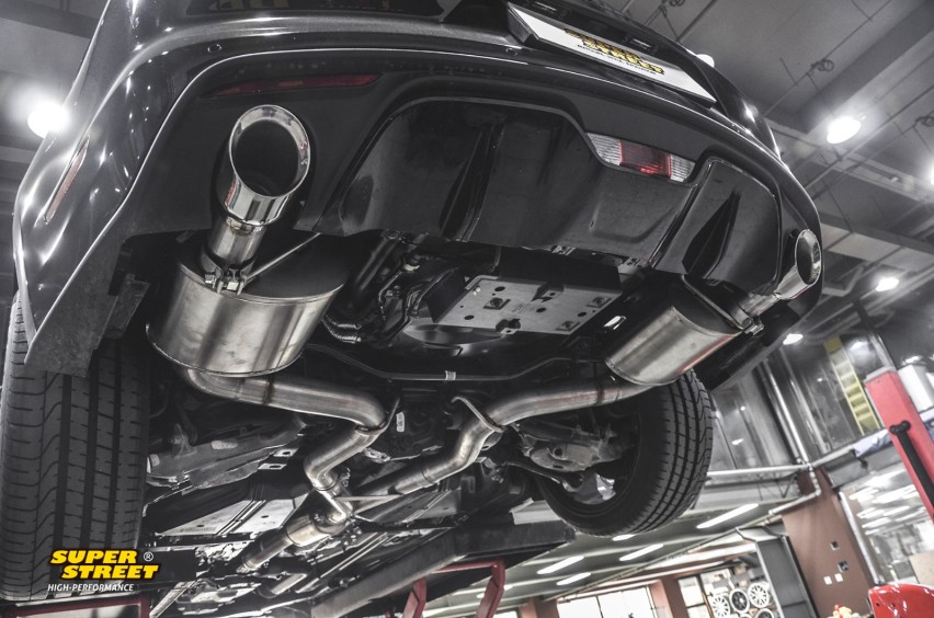 福特野马Mustang改装CORSA中尾段排气