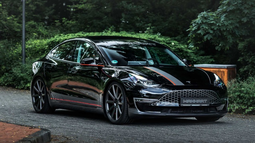 特斯拉Model 3怎么玩 德国Manhart告诉你