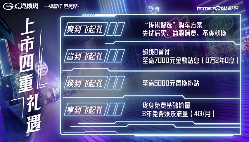 年轻人的第一辆性能车 广汽传祺影豹EMPOW上市