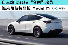 合围！​自主纯电SUV，谁来阻挡Model Y？