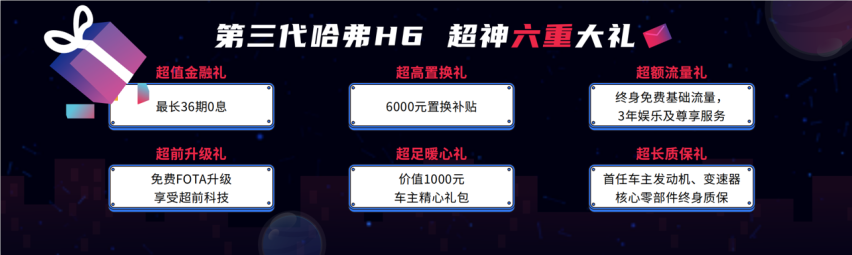 国民神车迎来最强性能进阶 第三代哈弗H6 2.0T智能四驱版