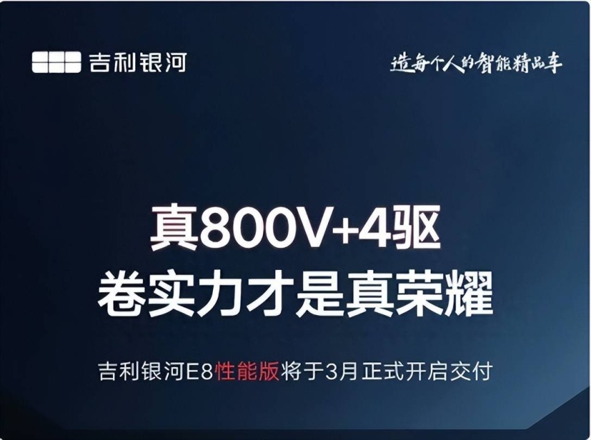 手快的人先享受世界，银河E8性能版来袭，羡慕第一批车主！