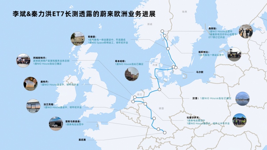 李斌在欧完成蔚来ET7长测 布局欧洲市场