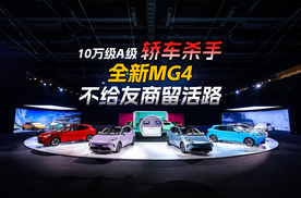 10万级A级轿车杀手，全新MG4不给友商留活路