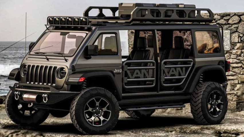 Jeep牧马人也能改装成旅行车？VAN渲染图曝光！