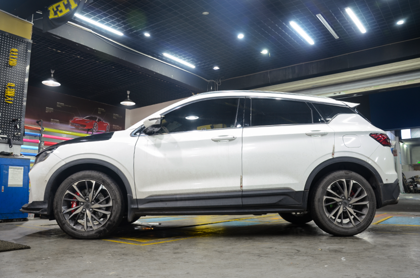 吉利缤越刹车改装案例 TEI Racing P40S