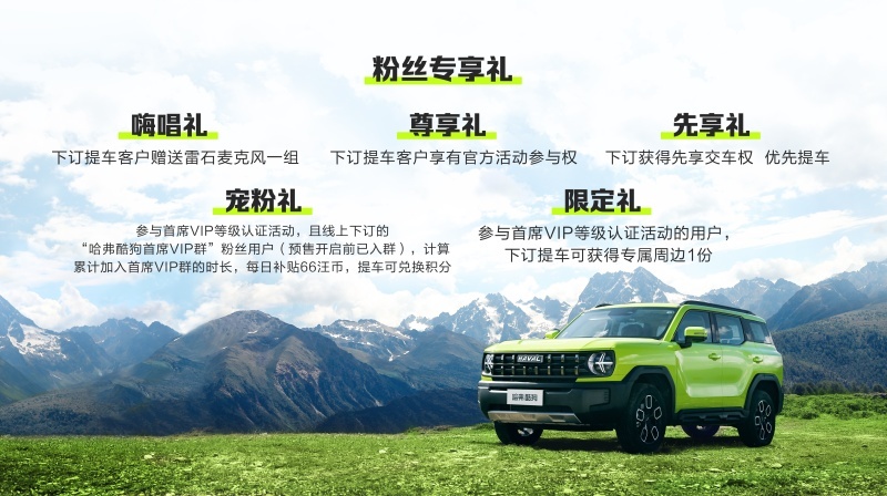 12.58万起，哈弗酷狗预售价格揭晓，共发布四个配置！