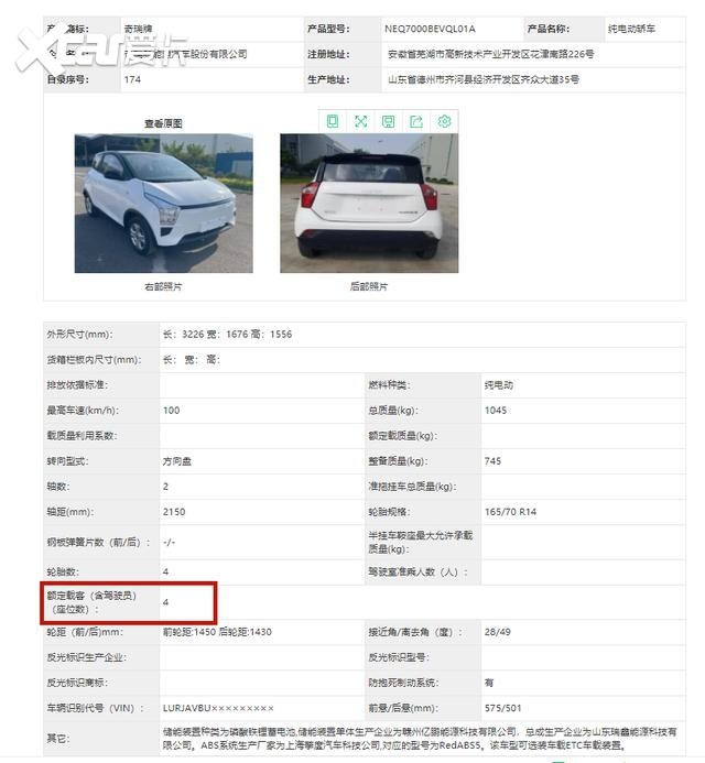 三门四座，奇瑞代工，新款齐鲁EC1代步小车曝光，双色车身很时尚
