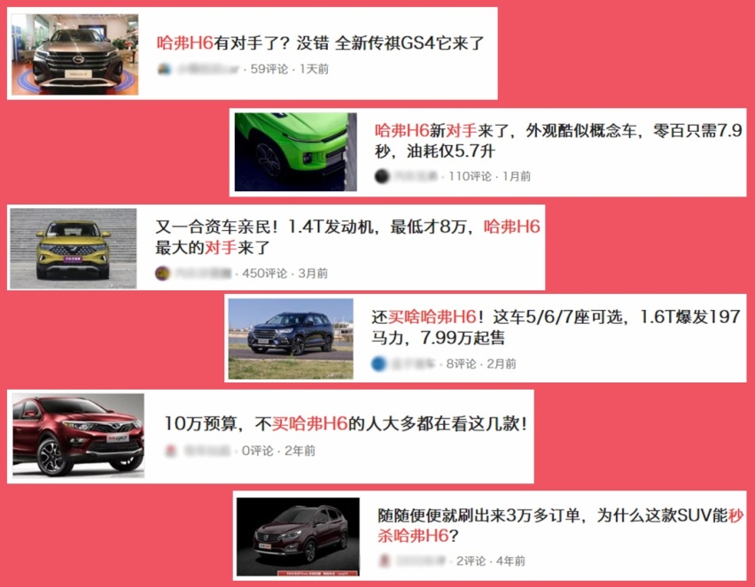 为啥新SUV上市，都喊着要秒杀哈弗H6/汉兰达？