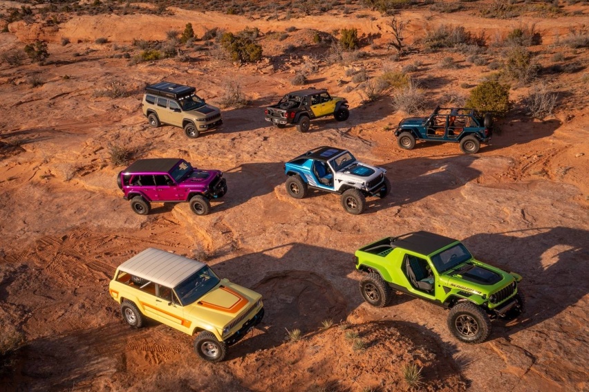 Jeep旗下多款全新概念车亮相，集结Easter Jeep Safar