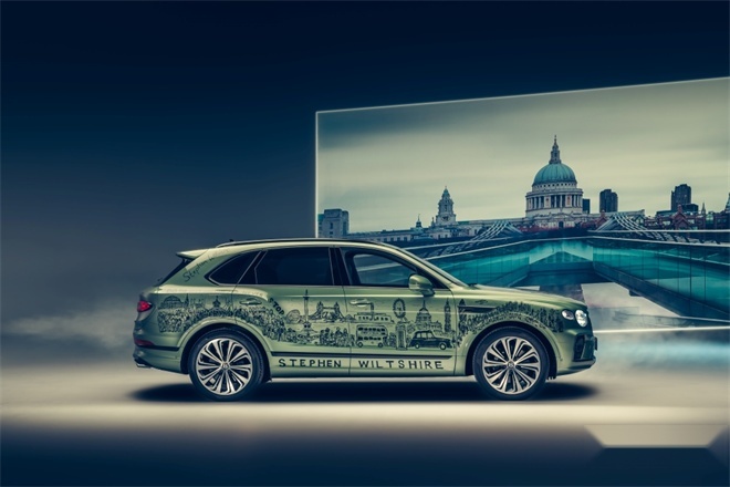 宾利汽车发布建筑师手工绘制的“BELONGING BENTAYGA”