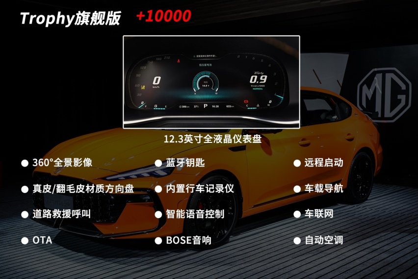主推Trophy豪华版 第三代MG6 PRO购车手册