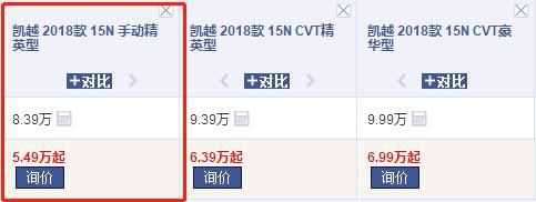 别克凯越跌至亲民价,从8.39万降到5.49万,还不入手?