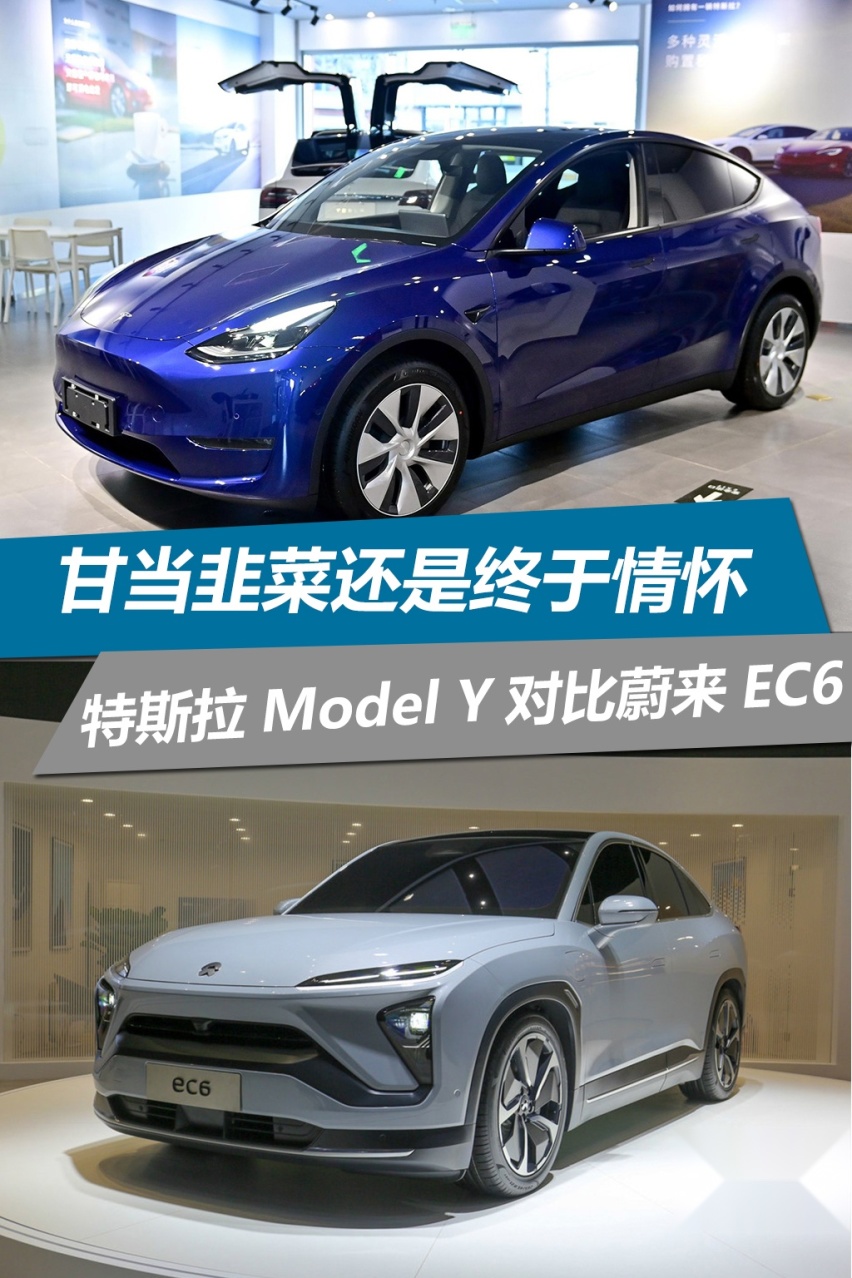 甘当韭菜还是忠诚于情怀 特斯拉Model Y对比蔚来EC6