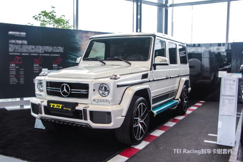 奔驰G350升级TEI Racing竞技版高性能刹车改装案例