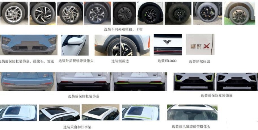 前脸焕新更年轻！搭载两种电池，新款哪吒U申报图曝光