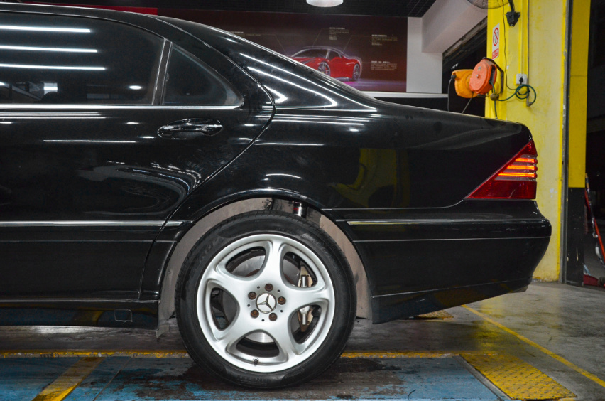 奔驰S500（W220）改装TEI Racing 街道版绞牙