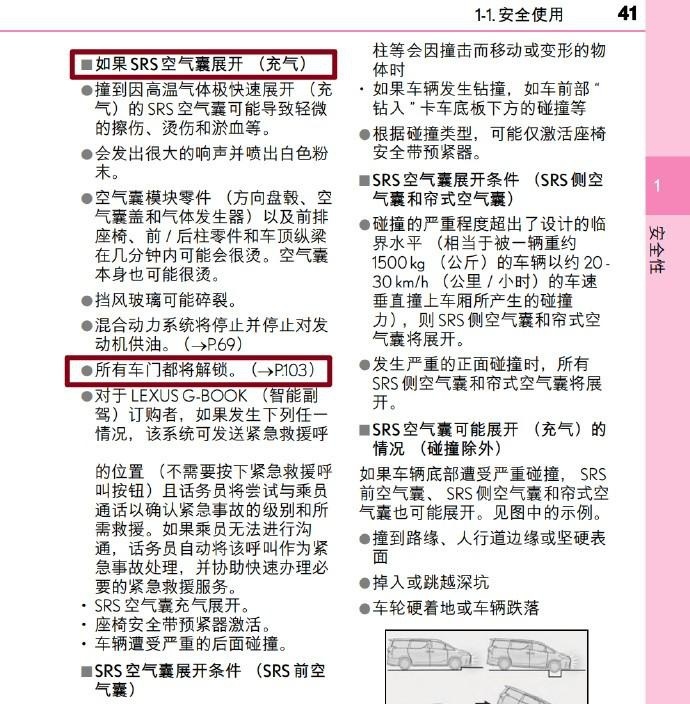 撞击后无法解锁 雷克萨斯LM说明书藏猫腻！