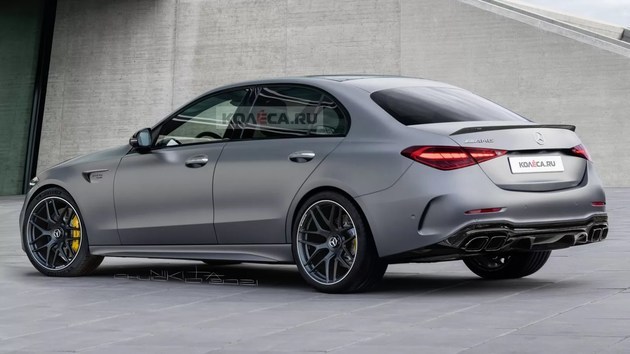 2021年内亮相  全新梅赛德斯-AMG C 63渲染图曝光
