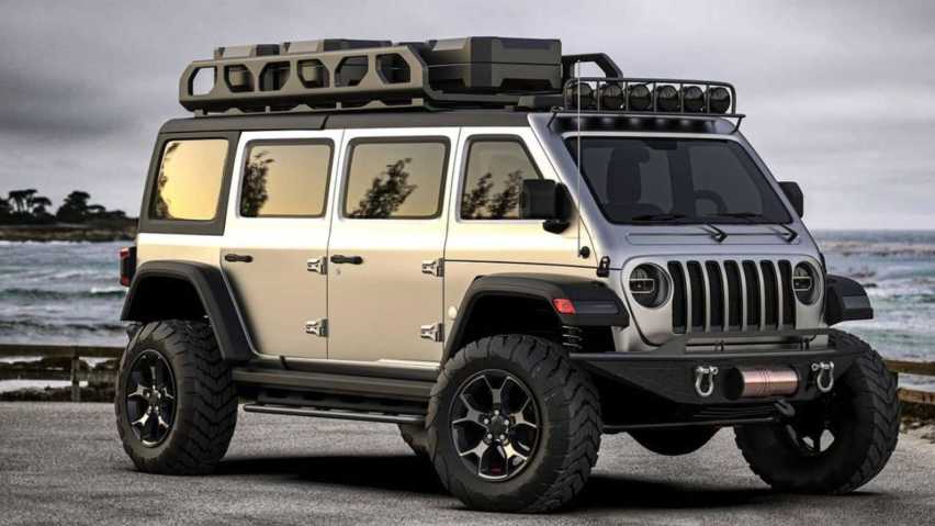 Jeep牧马人也能改装成旅行车？VAN渲染图曝光！
