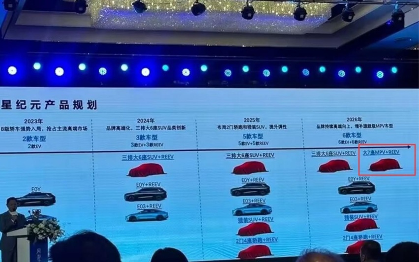 星途首款MPV效果图曝光，内部代号EQM，预计搭载增程混动