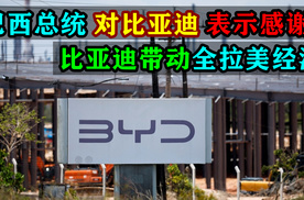 巴西总统对比亚迪表示感谢，比亚迪带动全拉美经济！