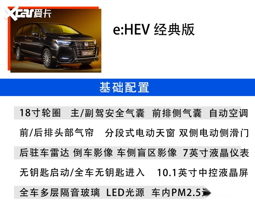 新款东风本田艾力绅选购指南：e:HEV豪华版最具性价比