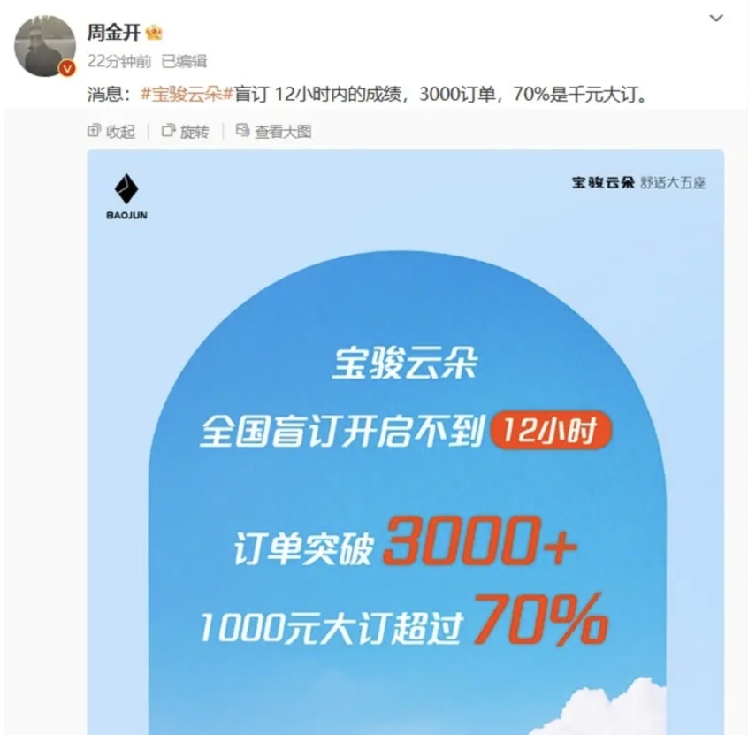 起底宝骏云朵 史诗级配置硬磕比亚迪海豚 胜算几何？