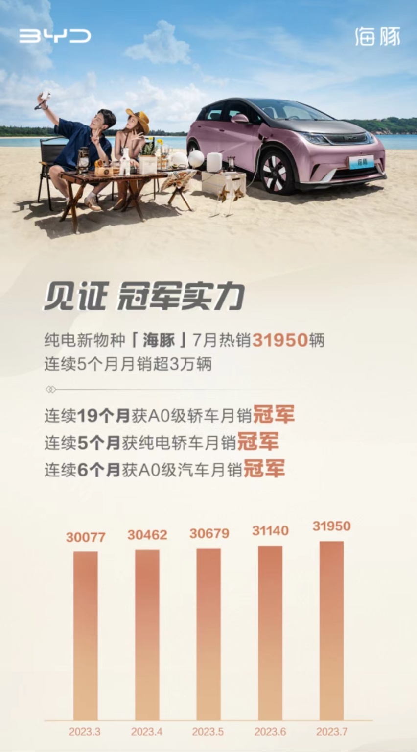 比亚迪海豚出海马来西亚~