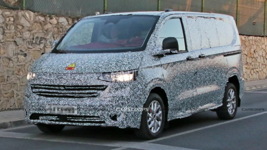 采用福特全顺底盘，大众Transporter T7最新消息曝光