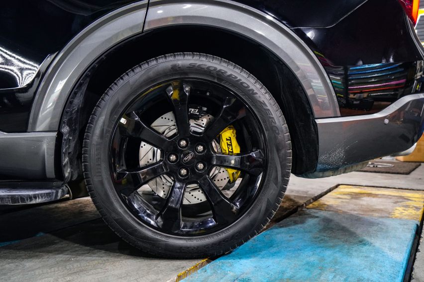 福特探险者刹车卡钳改装升级案例TEI Racing