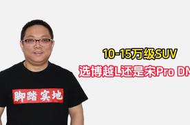 10-15万级SUV，选博越L还是宋Pro DM？｜林示评车