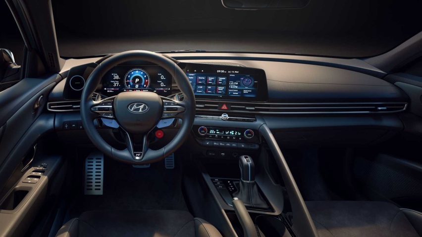 2.0T+8速双离合变速箱 现代伊兰特N官图发布