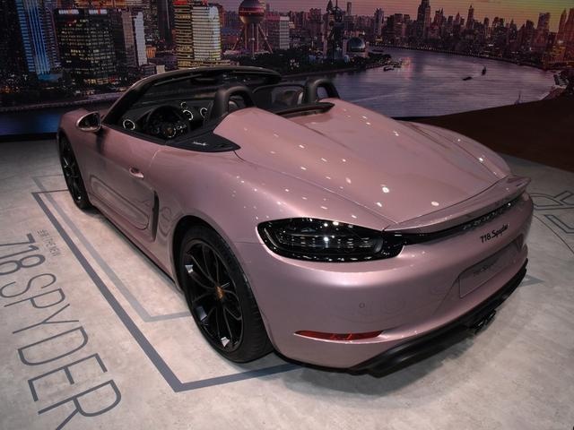 保时捷718 Spyder，粉色靓丽全新上市