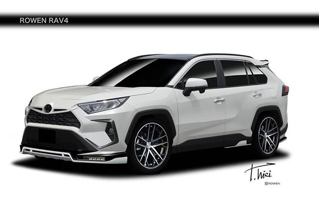广州车展看到全新一代丰田RAV4不知道怎么改？Rowen外观