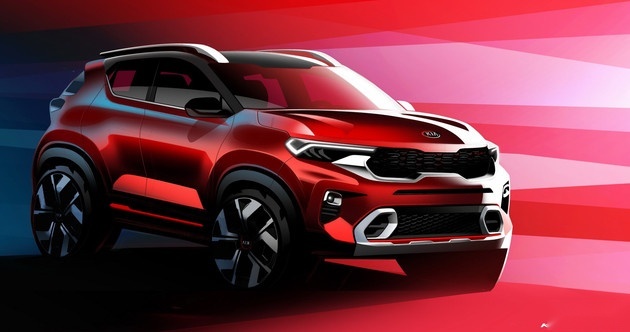 定位于小型SUV 起亚Sonet设计图发布