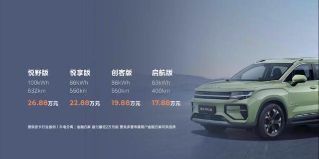售17.88万起 满足多元化用车场景需求 雷达RD6正式上市