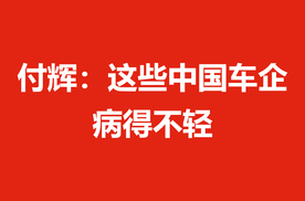 付辉：这些中国车企病得不轻