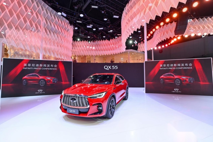 全新英菲尼迪QX55成都车展正式上市，为品牌注入新活力