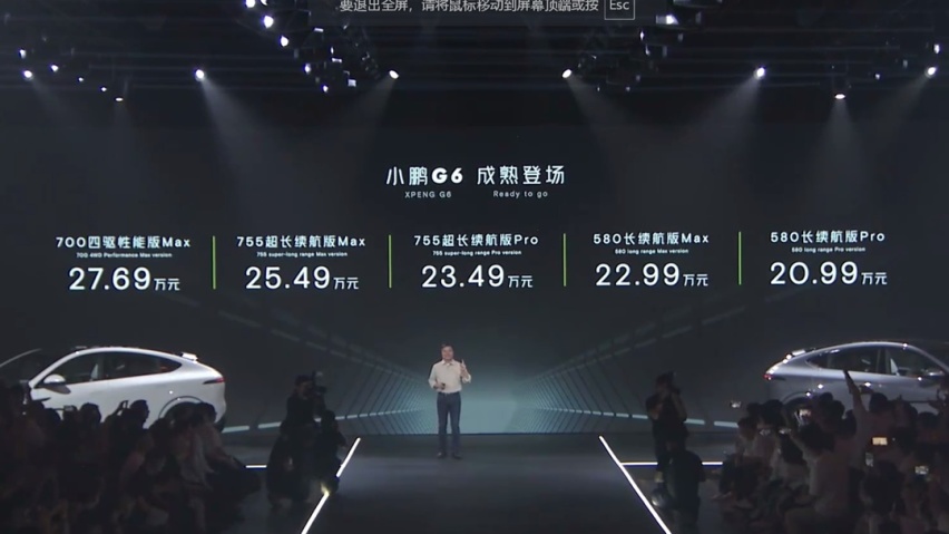 胖子都是潜力股，小鹏G6卖20.99万元起，不一样的轿跑风