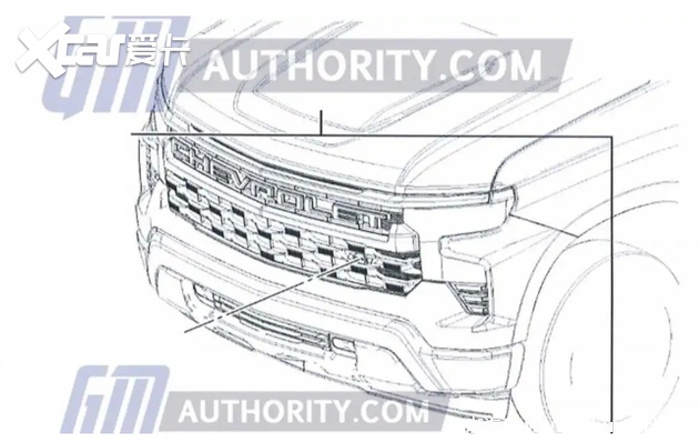 6417f348-cc9a-4604-8215-69d266fba6dd_630_w0.png 全新雪佛兰Silverado设计草稿图 外观内饰全面升级