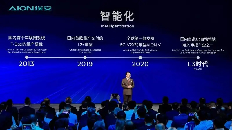 北京车展：广汽埃安发布首款全球战略车型科技霸王龙第二代AION V