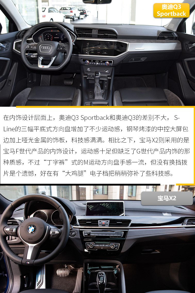 价格才是关键因素 奥迪Q3轿跑与宝马X2谁更值得买？