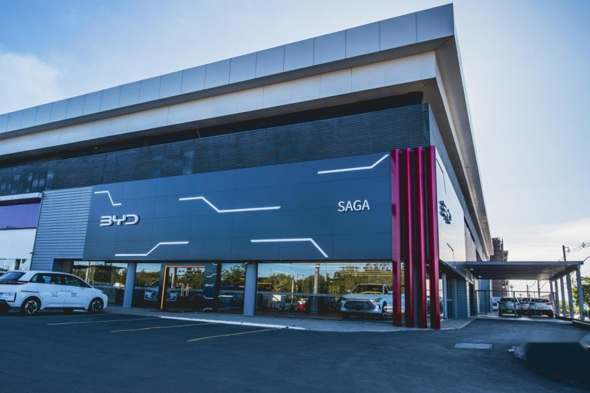 比亚迪与巴西最大汽车经销商Saga集团合作 首家门店入驻巴西首都