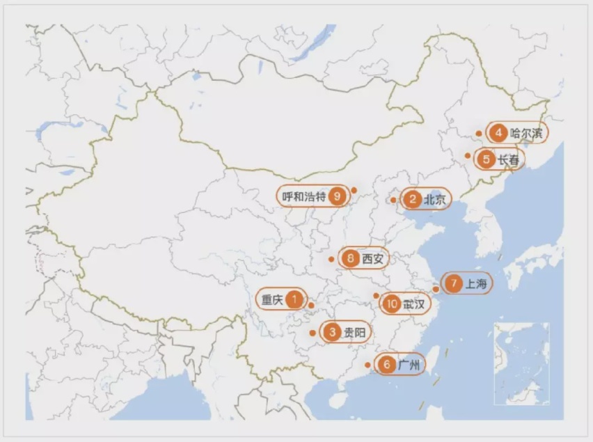 中国最新“百大堵城”来了，你家排第几？