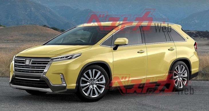 丰田皇冠SUV渲染图 外观年轻时尚/或搭2.0T发动机