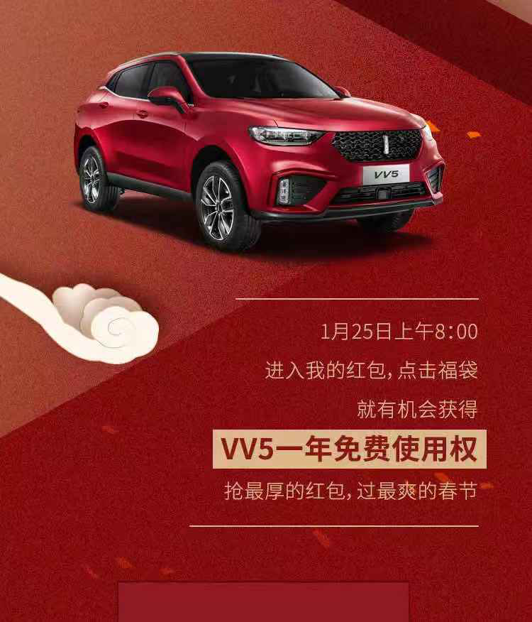 WEY派送十亿“年WEY红包”送祝福，品牌关注度刷新新高度