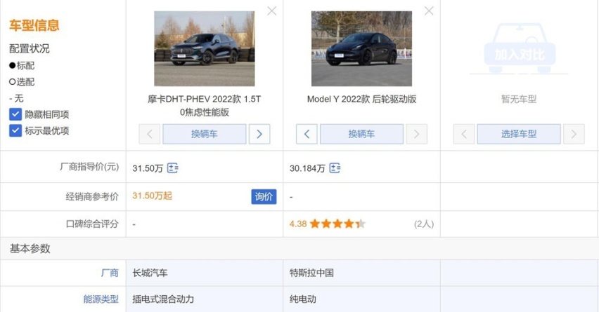 摩卡DHT-PHEV闪亮登场：Model Y您还觉得香吗？